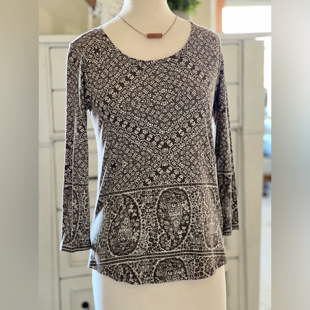 Lucky 🍀 Brand Paisley Top NWT 🏷️
